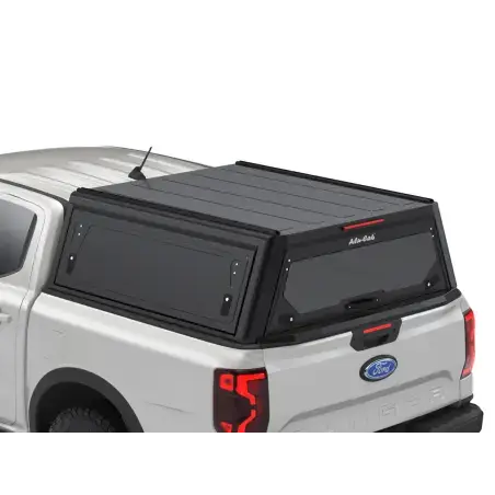 Hardtop Contour noir lisse sans fenêtre latérale Ford Ranger 2023+ double cabine Alu-Cab